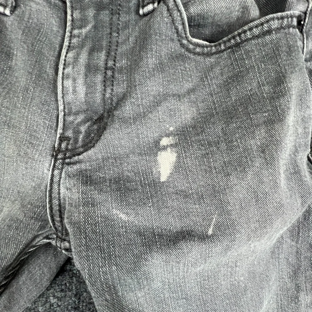 Levi's 511 Jeans Mens 28X28‎ Gray Denim Cotton Stretch Low Rise Slim Fit Travel